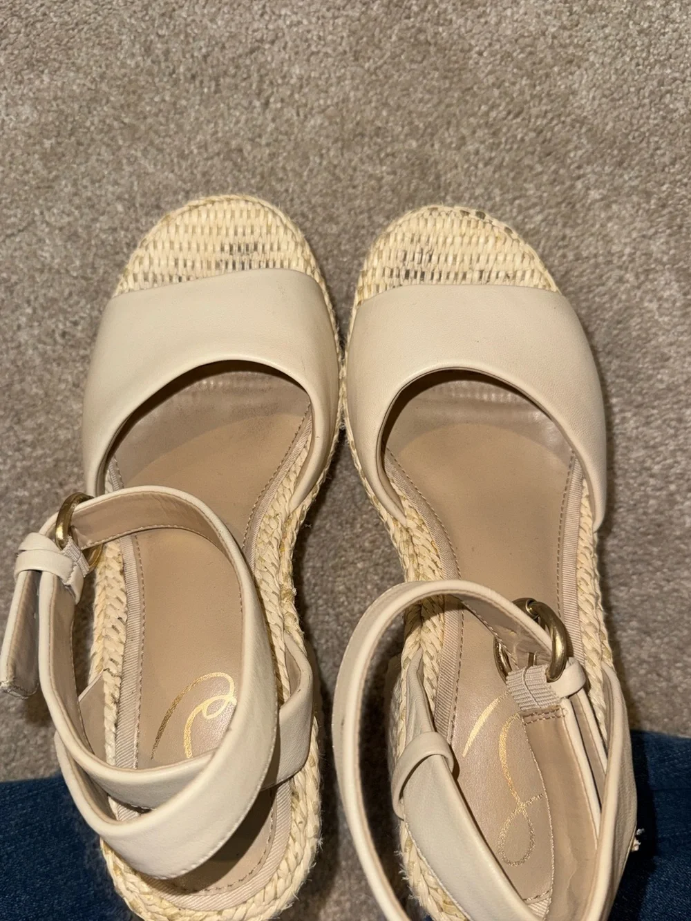 Sam Edelman Immie Heeled Sandal in Modern Ivory
